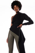 PERFECT MOMENT ASYMMETRICAL ONE SLEEVE SCUBA TOP