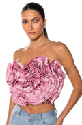 GOOD GIRL STATEMENT STRAPLESS TOP