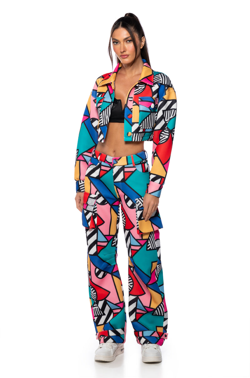 PIECE OF ART CARGO POCKET PANT