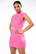 PINKY PROMISE SOFT KNIT MINI DRESS