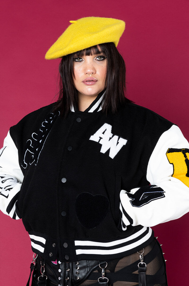 PLUS AZALEA WANG RUELA VARSITY JACKET