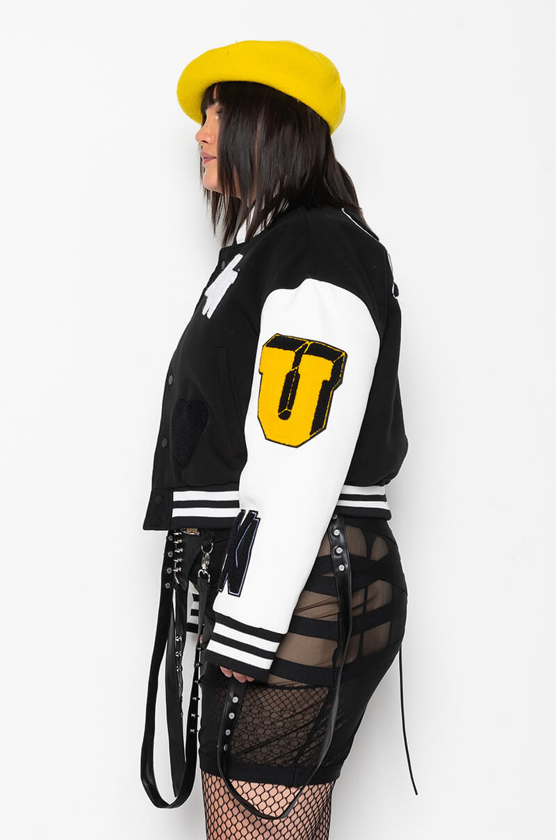 PLUS AZALEA WANG RUELA VARSITY JACKET