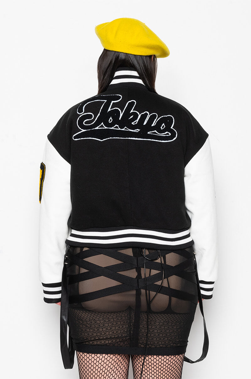 PLUS AZALEA WANG RUELA VARSITY JACKET