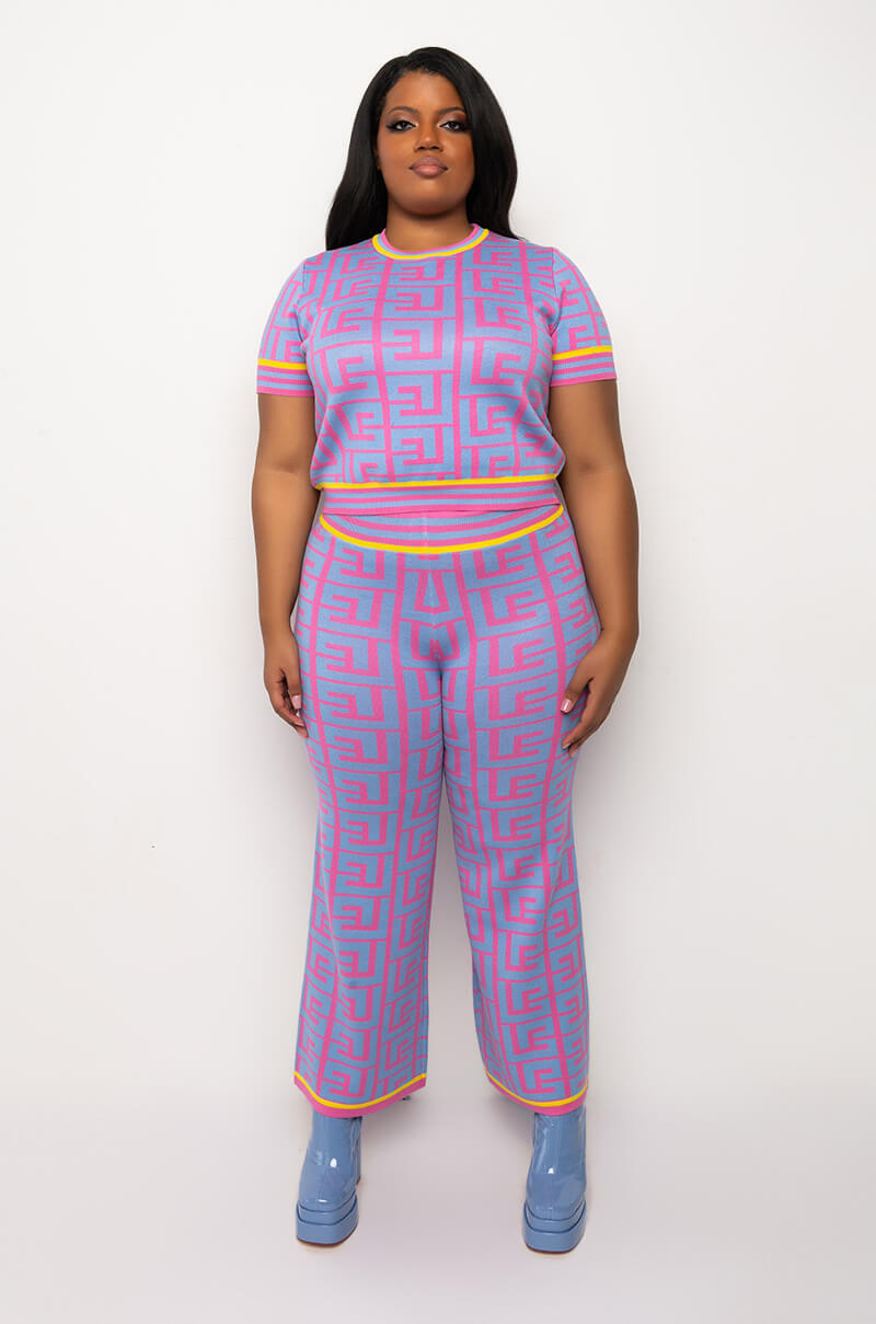 PLUS IT'S CALLED SELF CARE KNIT LEGGING