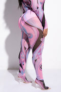PLUS BIA MESH LEGGING