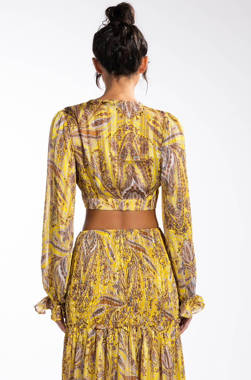 PRETTY ME TIE FRONT BLOUSE