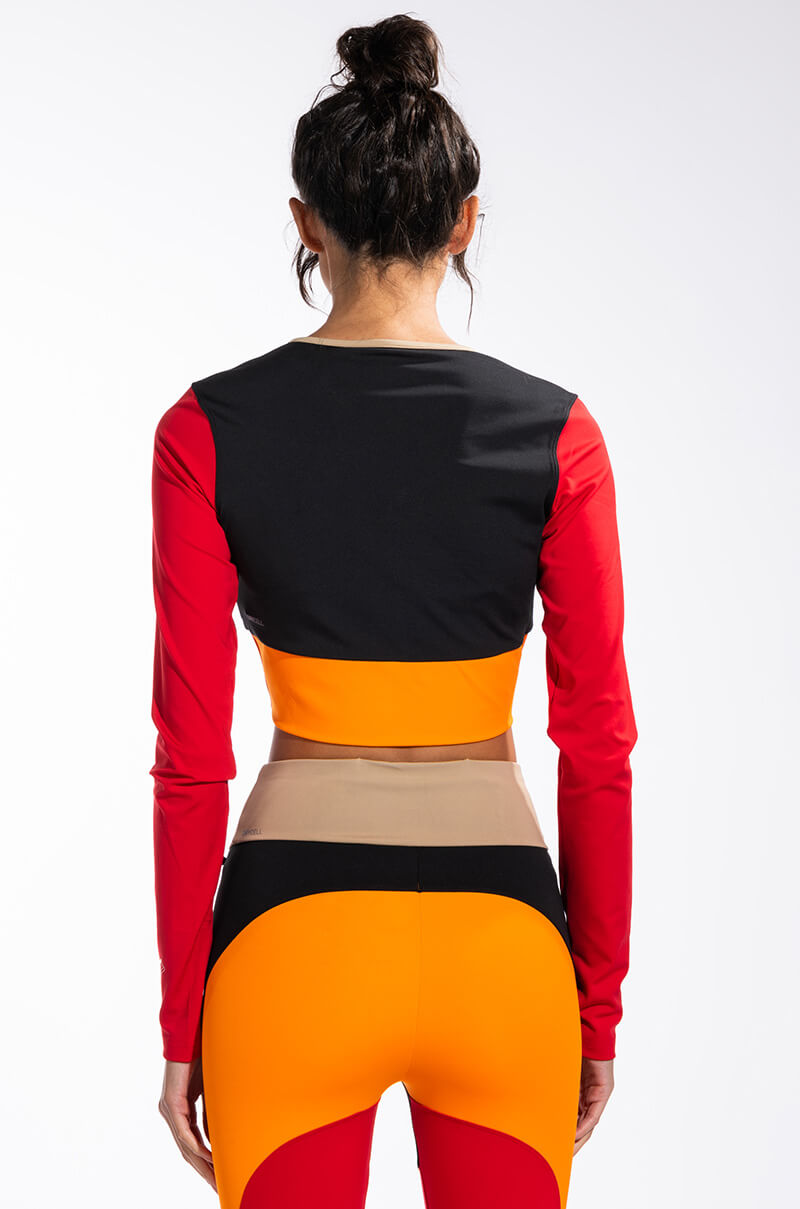PUMA MULTI COLOR UNITY CROP TOP