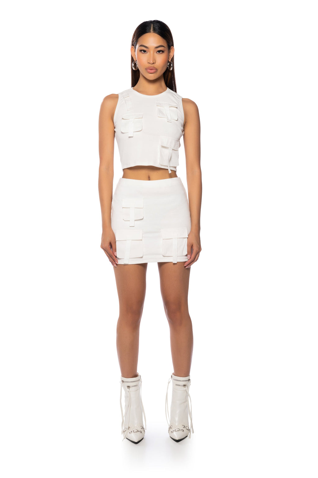 PUT IN WORK POCKET MINI SKIRT