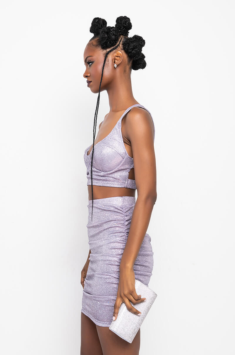 ON YOUR MIND GLITTER BRALETTE TOP