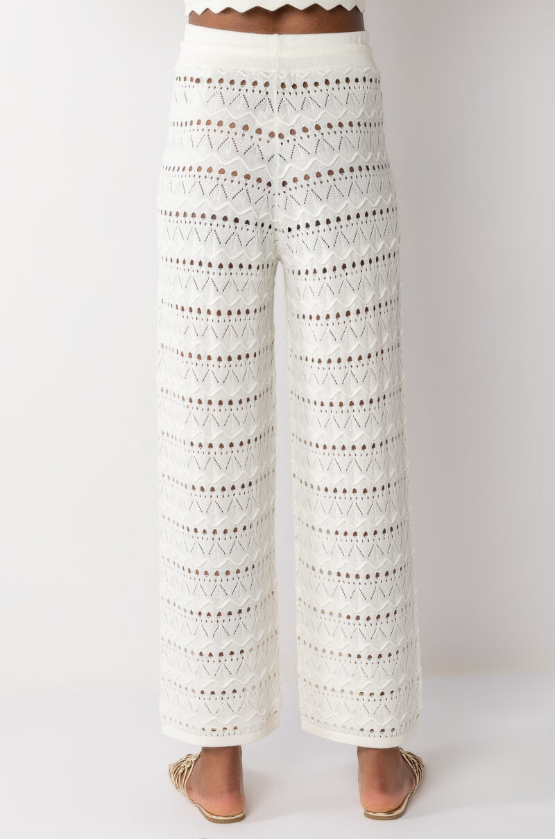 RESORT READY CROCHET WIDE LEG PANT