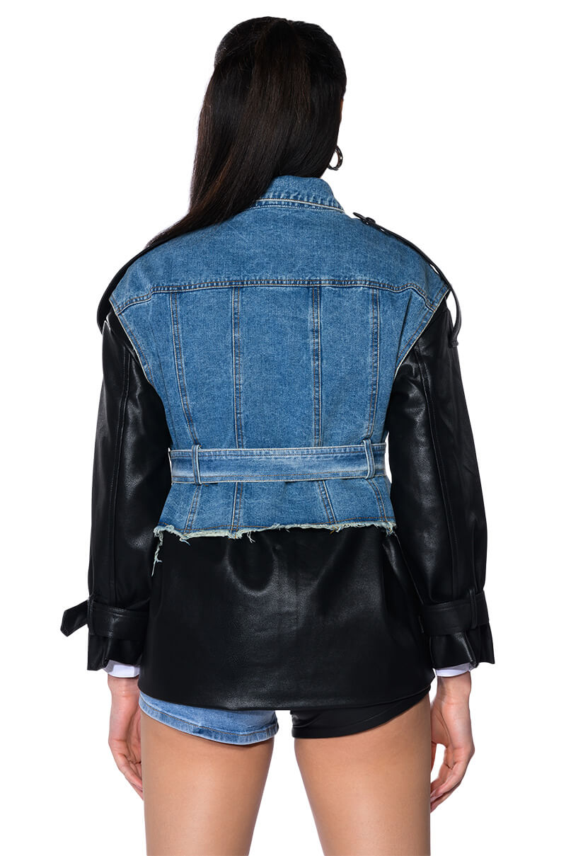 RHODE MIX MEDIA DENIM SHACKET