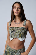 RITCHEY PRINTED CROP TOP
