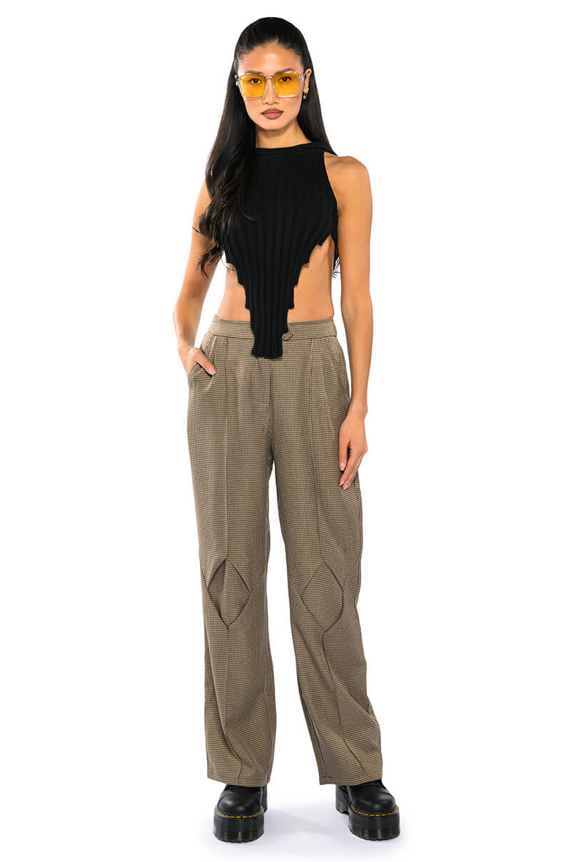 ROLL THE DICE STRAIGHT LEG TROUSER