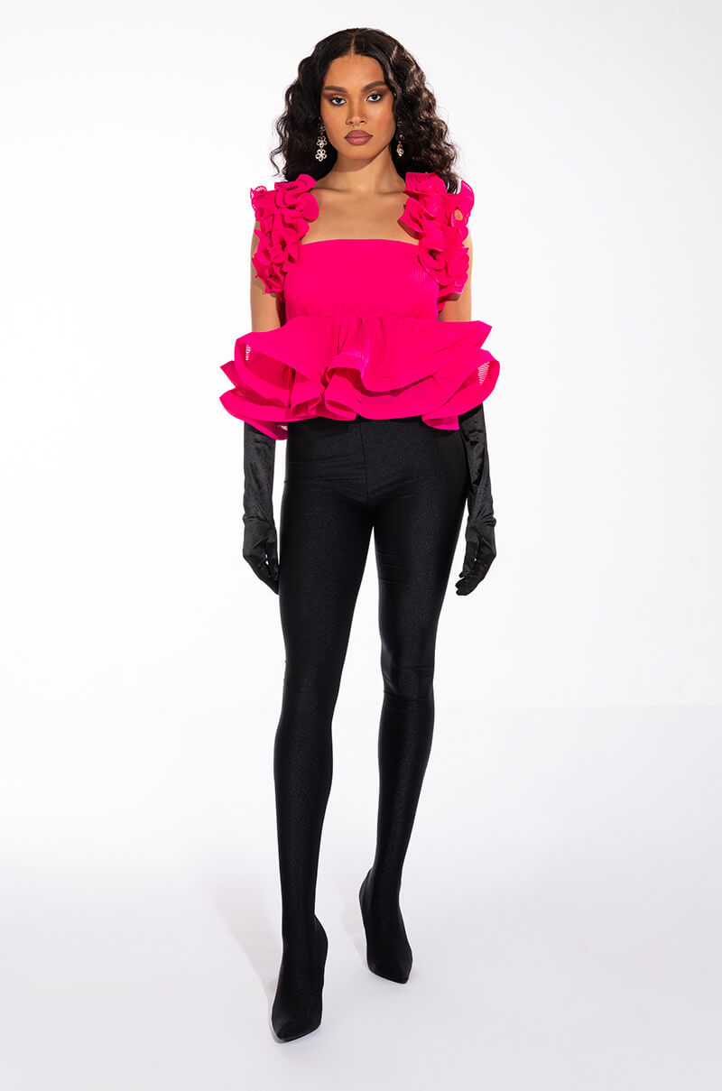 ROMANTIC RUFFLE BLOUSE