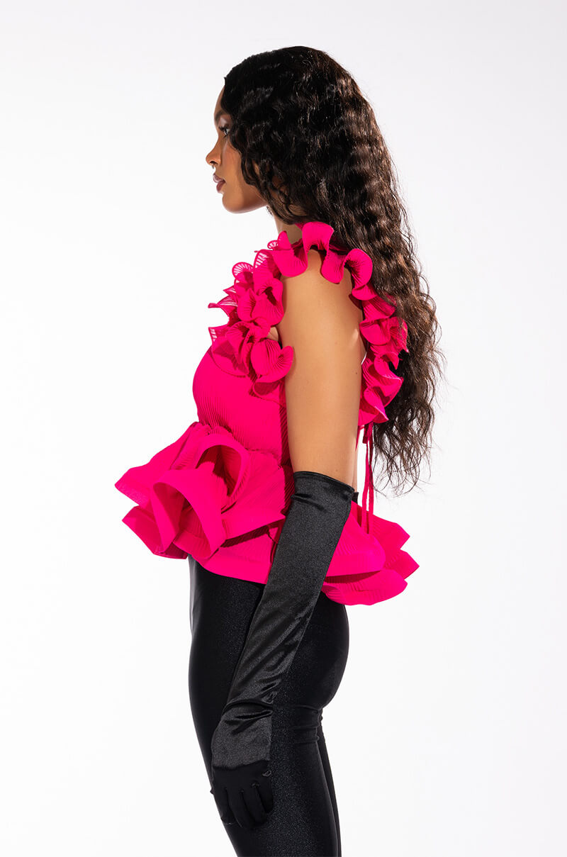 ROMANTIC RUFFLE BLOUSE
