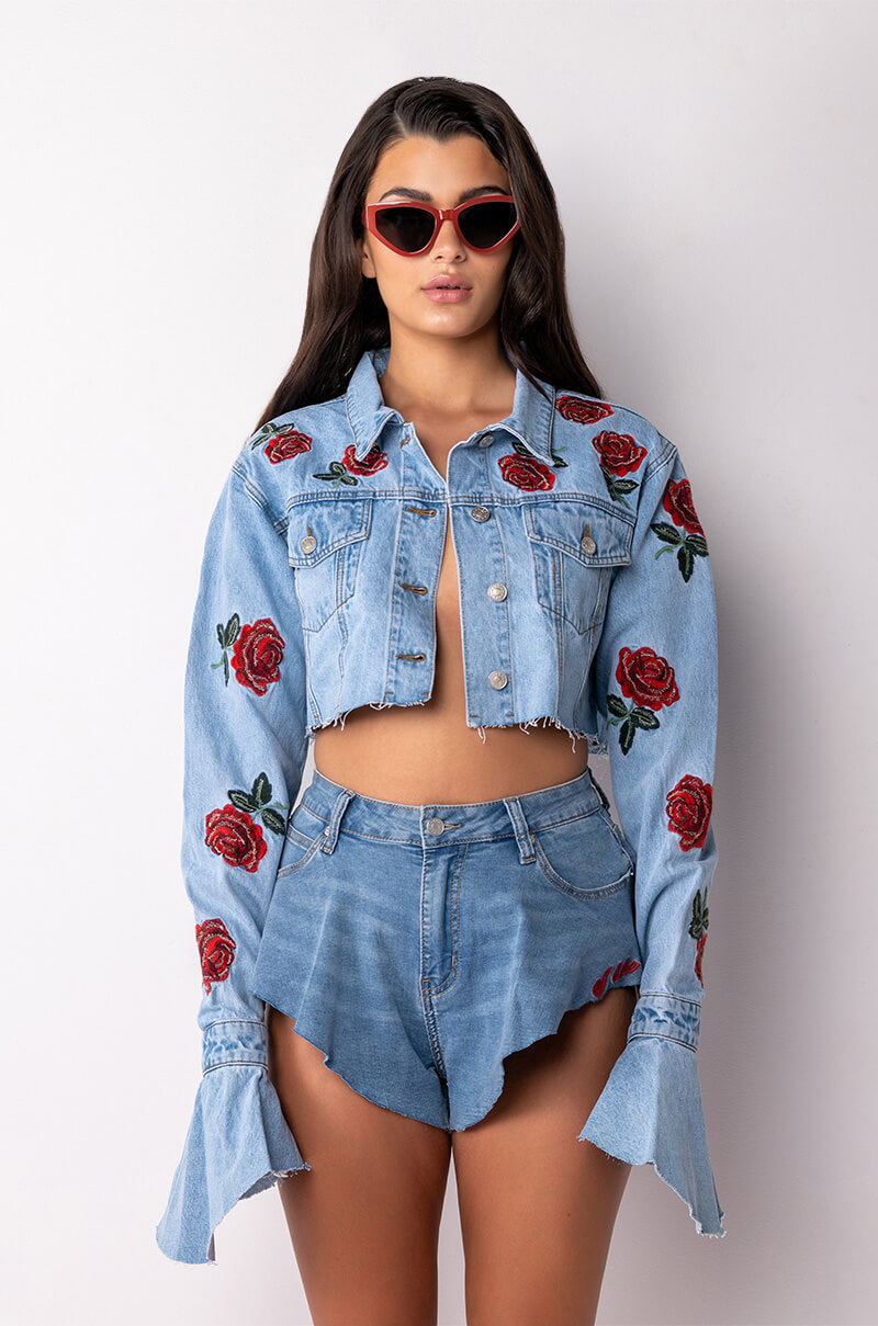 ROMANTIC WALKS DENIM JACKET