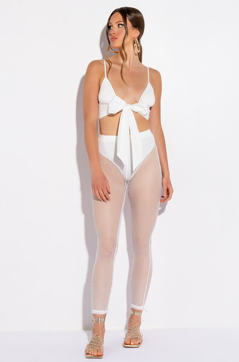 ROWDY FISHNET LEGGING