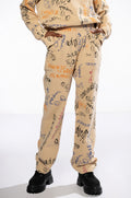 ROYALTY DRAWING WIDE LEG SWEATPANT