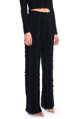 RUNNING WITH THE WOLVES TEXTURED PANTS