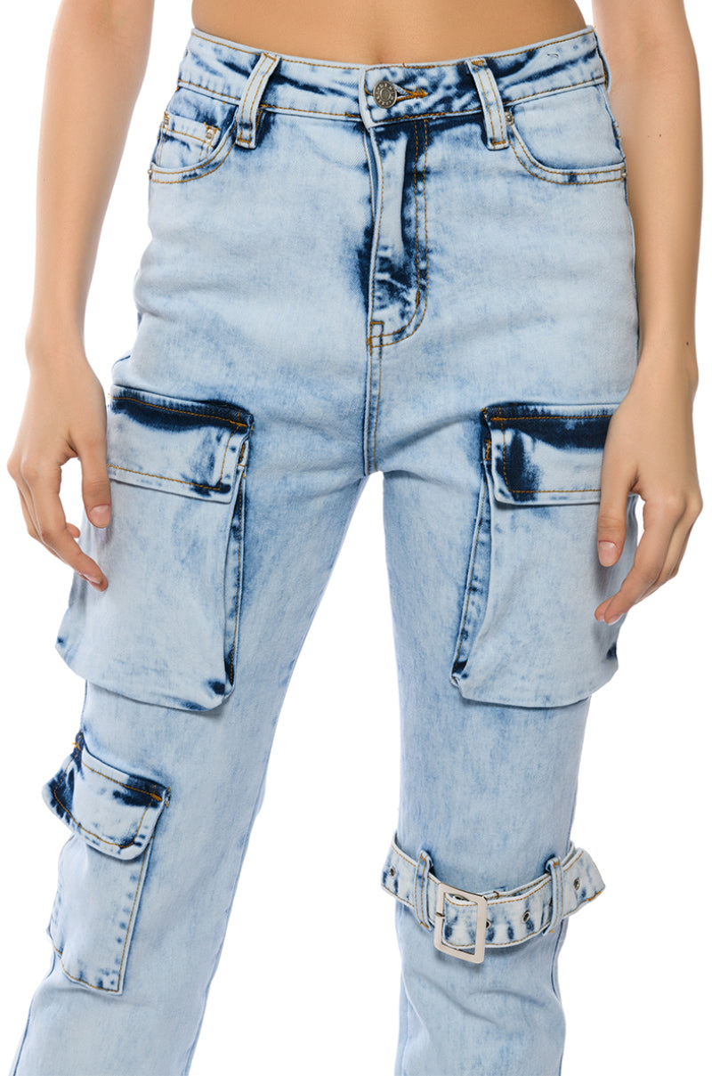 SAMMI DENIM CARGO PANT