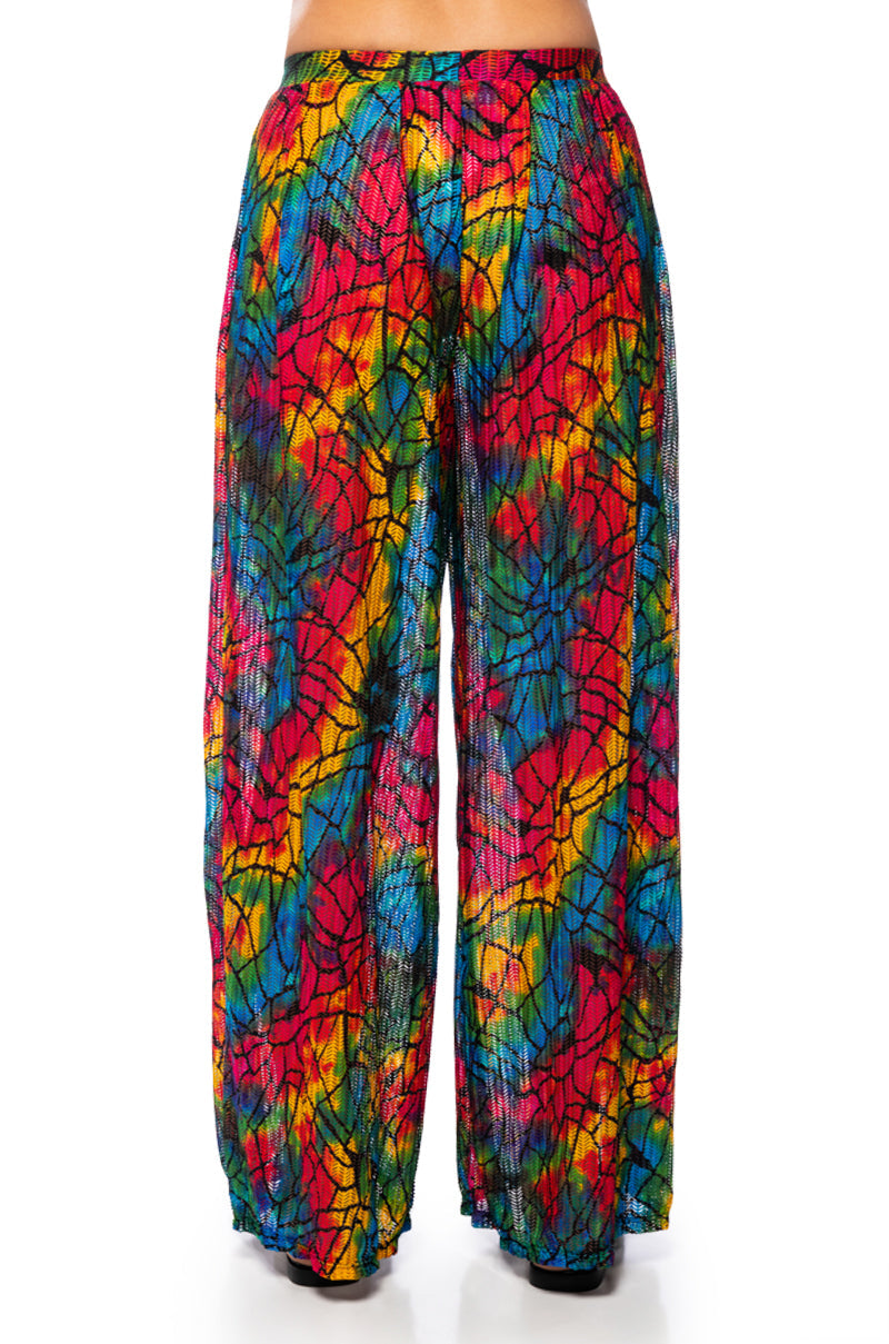 SAY MY NAME COLORFUL PALAZZO PANT