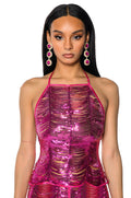 SENORITA EMBELLISHED HALTER TOP