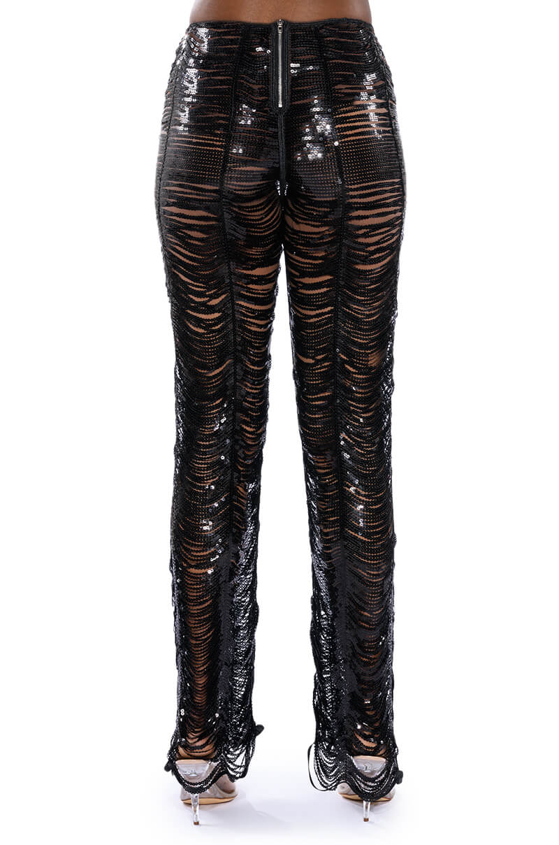 SENORITA EMBELLISHED STRAIGHT LEG PANT