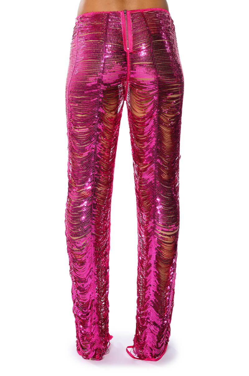 SENORITA EMBELLISHED STRAIGHT LEG PANT