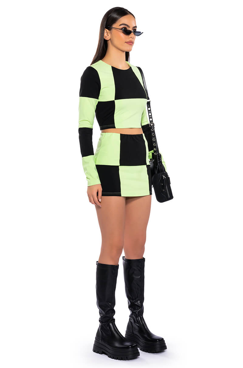 SHEGO SOFT STRETCH MINI SKIRT