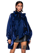 SIGNIFICANTLY ME RUFFLE HEM BLOUSE