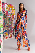 SKYART X AKIRA MAXI RUFFLE CARDIGAN