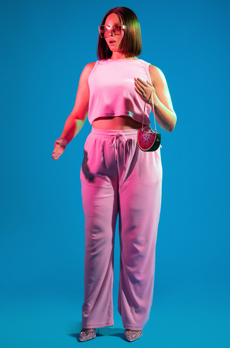 SOFT SPOT FLARED LOUNGE PANTS