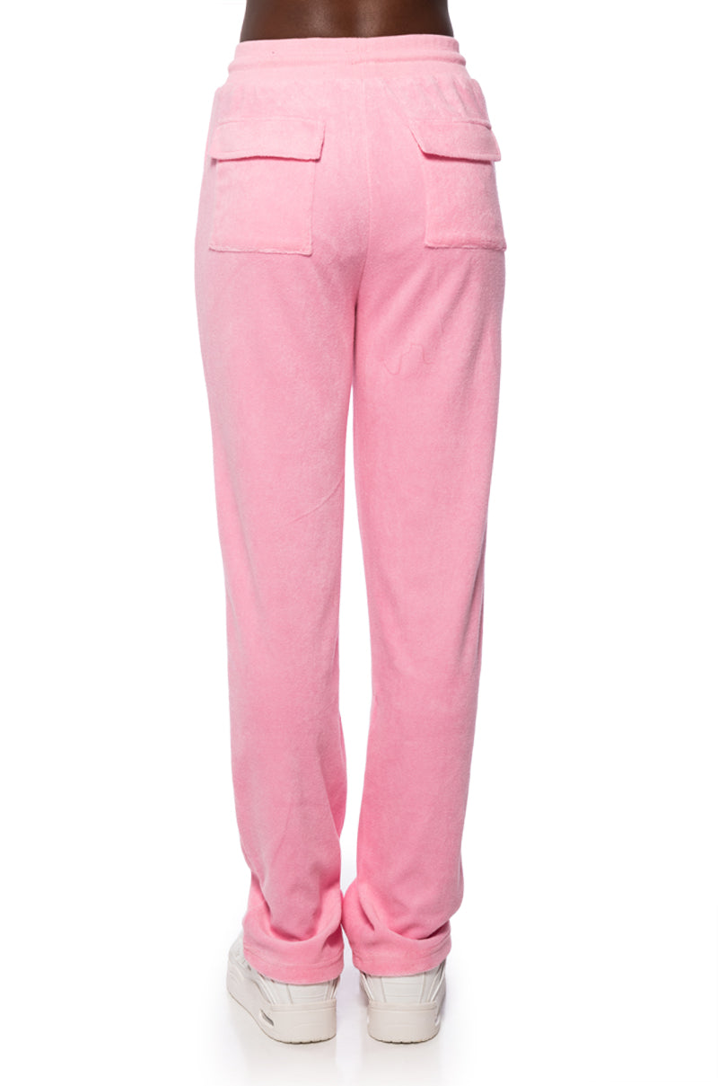 SOFT SPOT FLARED LOUNGE PANTS