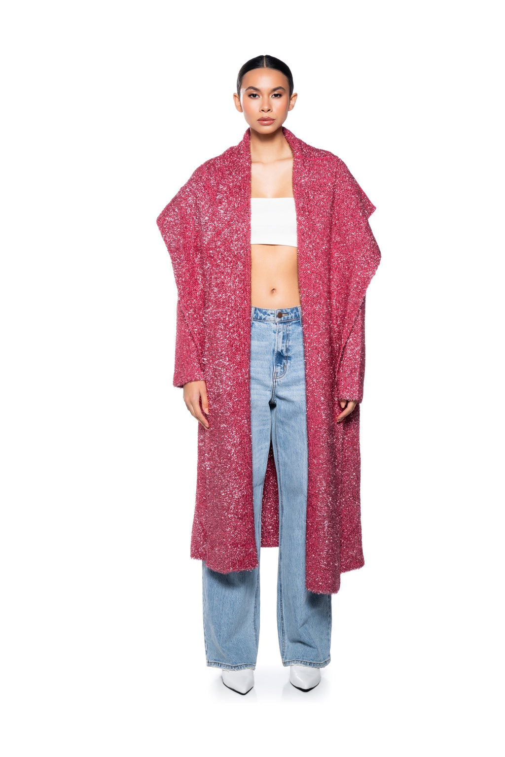 SPARK FOR LIFE KNIT GLITTER DUSTER
