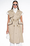 SPRING HAS SPRUNG TRENCH VEST
