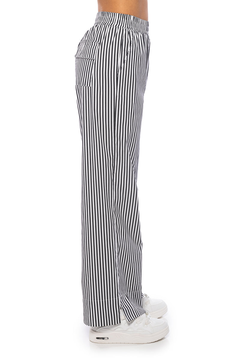 START THE DAY POPLIN PULL ON PANTS