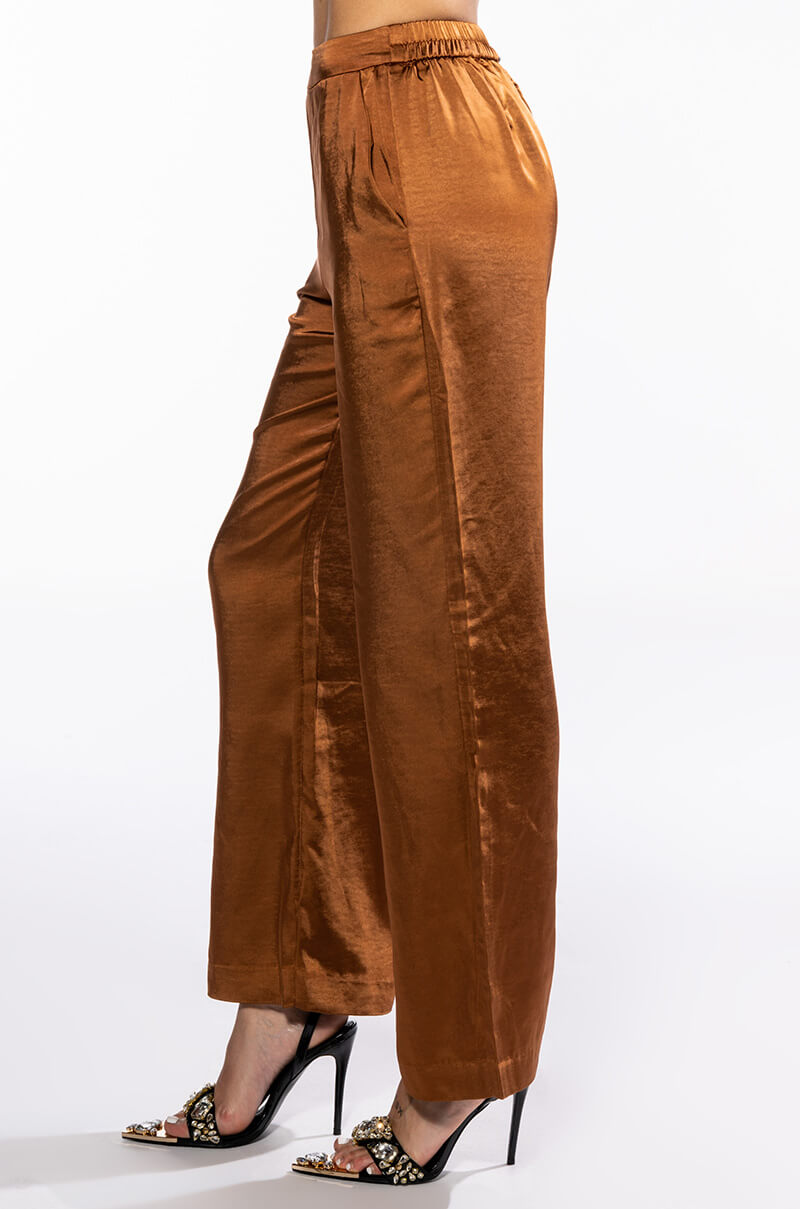 STAY RADIANT SATIN TROUSER