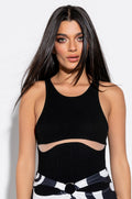 MAIA SLEEVELESS CUTOUT BODYSUIT