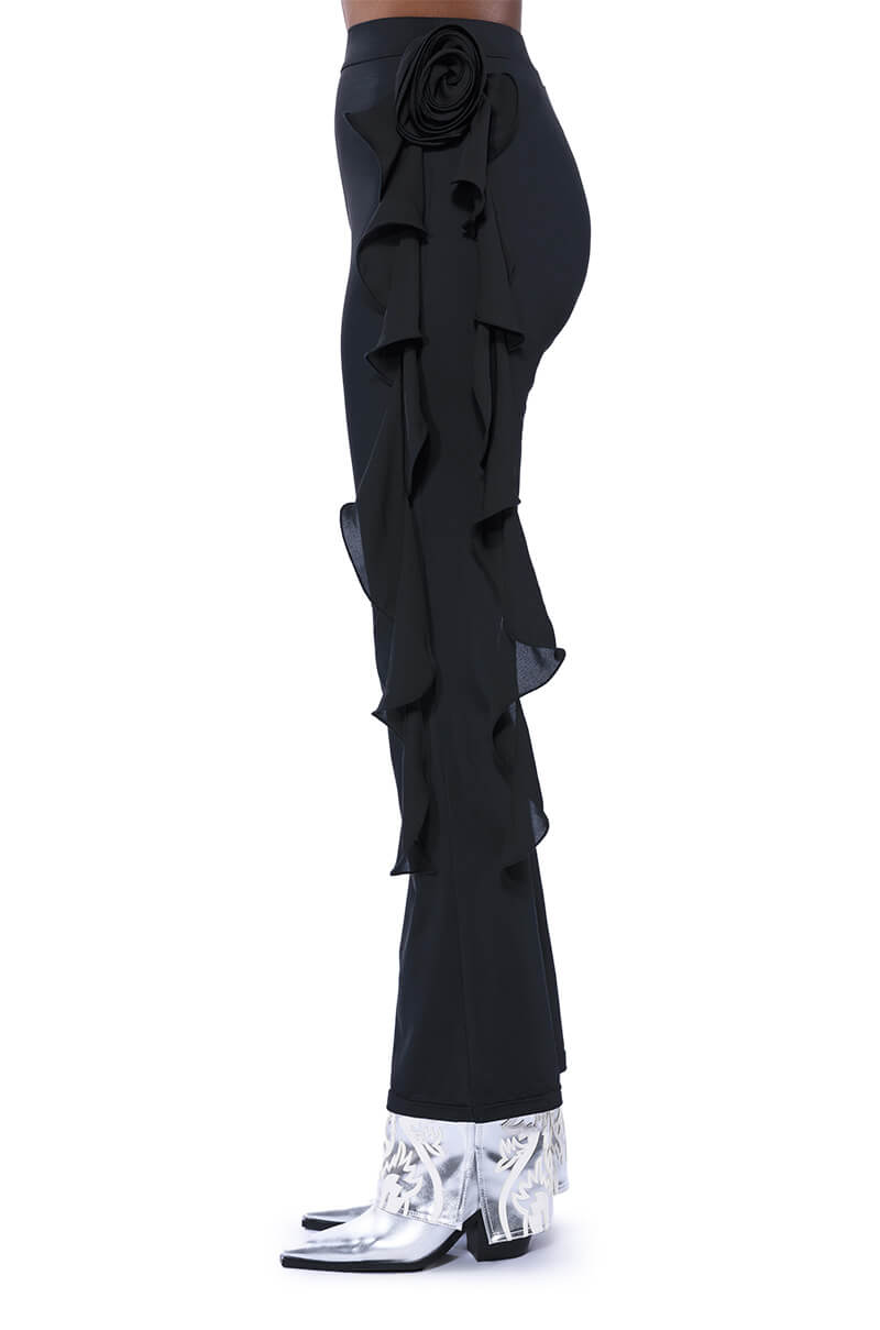 STELLA FLOUNCED FLARED LEGGING