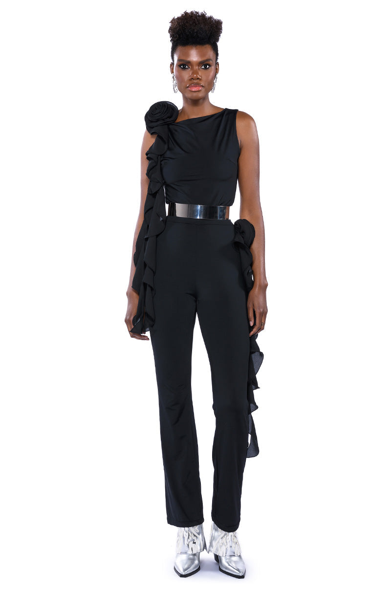 STELLA FLOUNCED SLEEVELESS TOP
