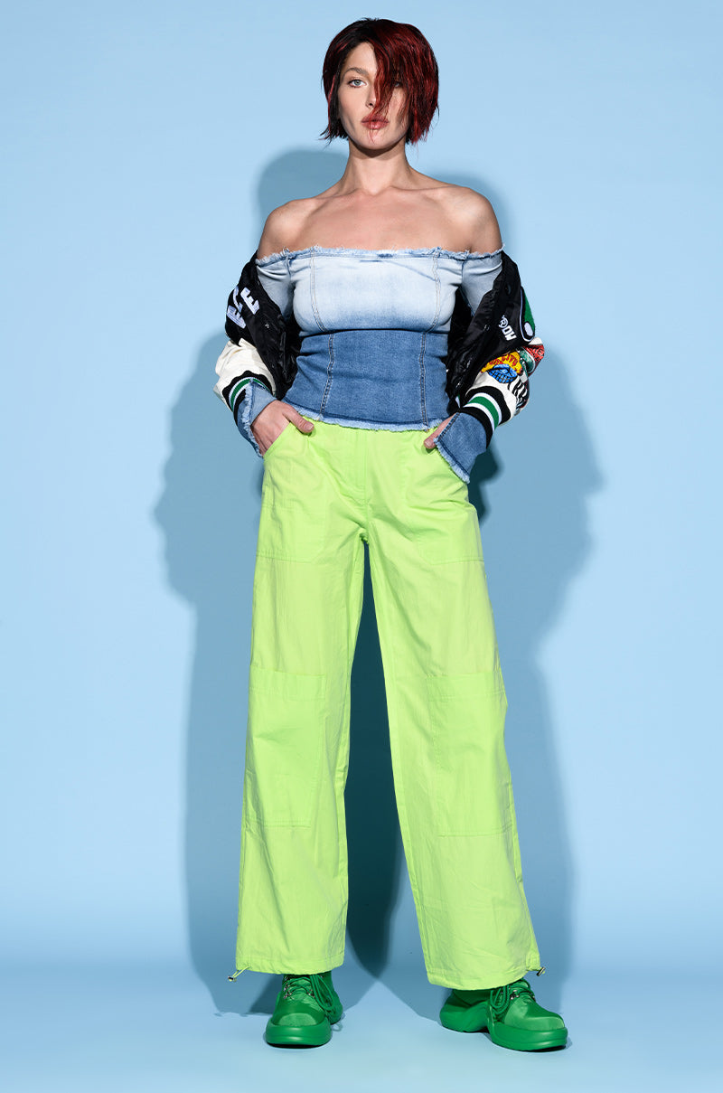 STOP AND STARE WIDE LEG TROUSER