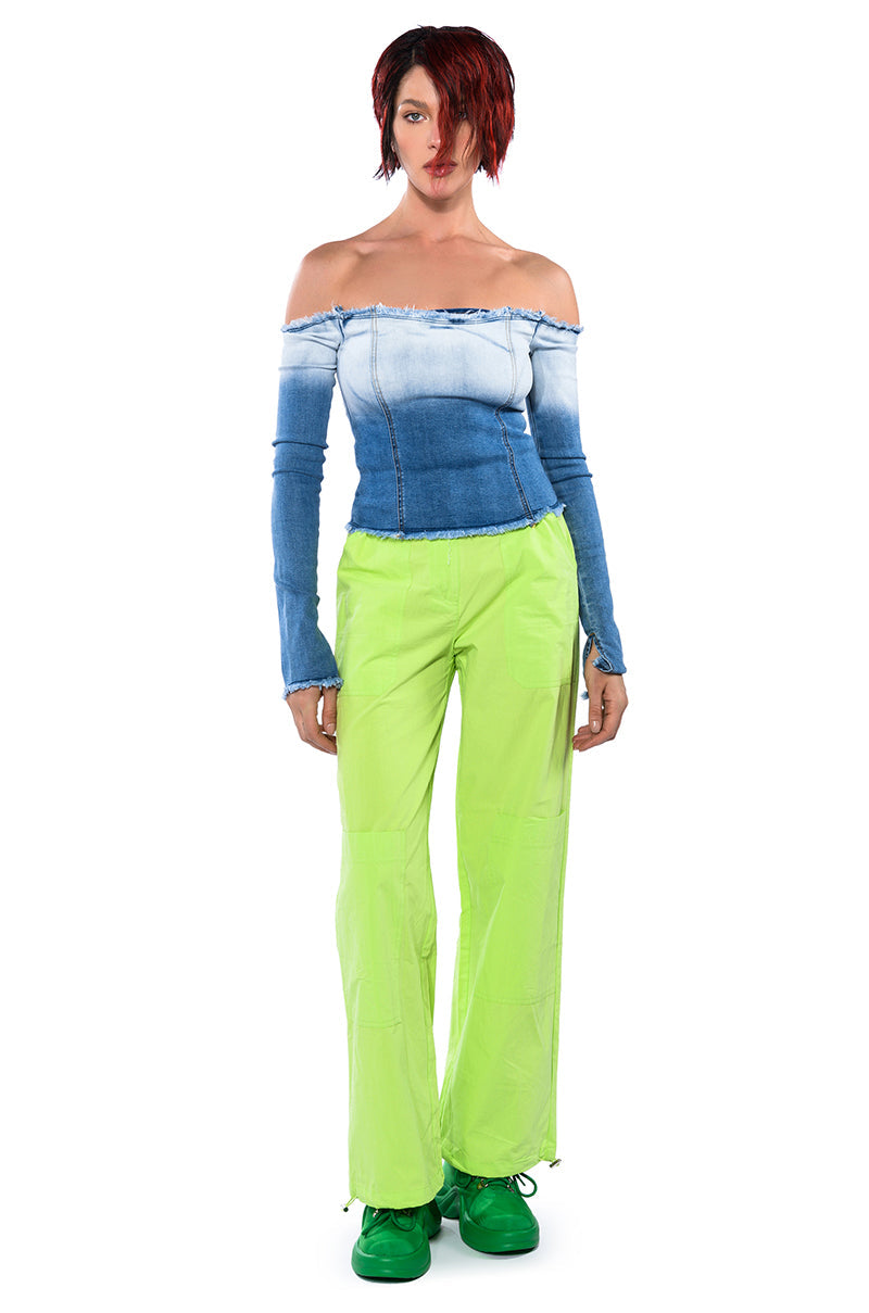 STOP AND STARE WIDE LEG TROUSER