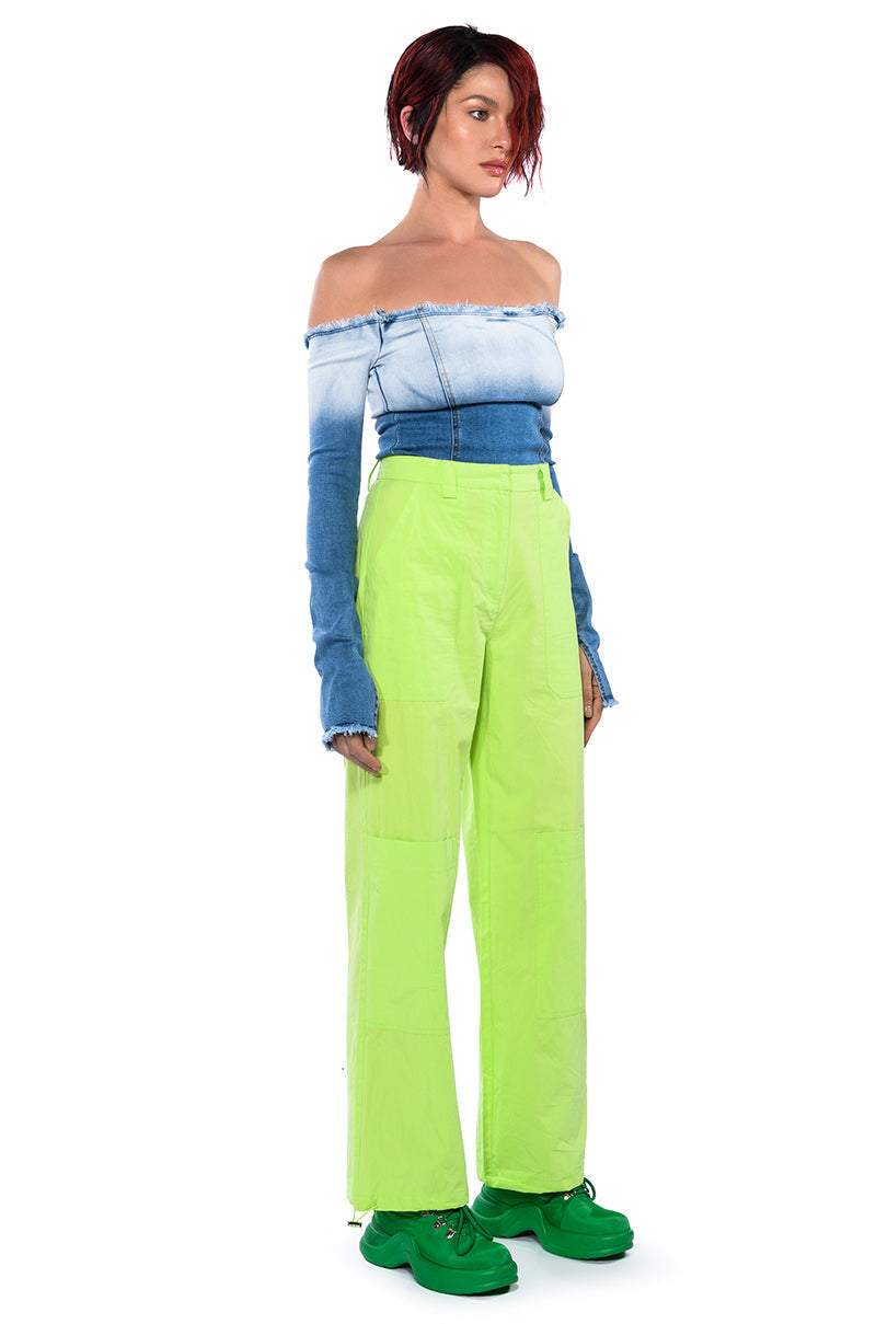 STOP AND STARE WIDE LEG TROUSER