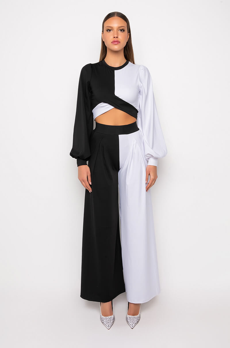 NALA COLORBLOCK PALAZZO PANT