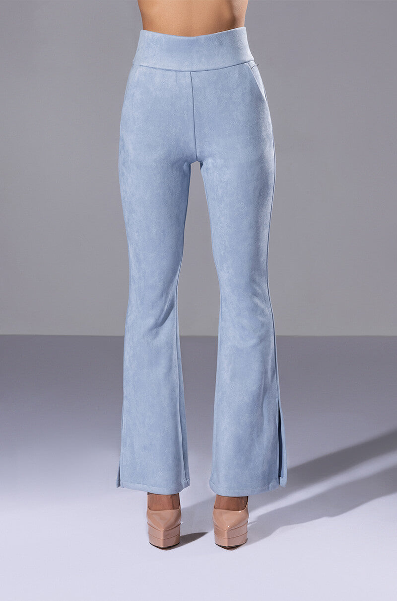 SUEDE BIG BOOTY SUEDE PANTS