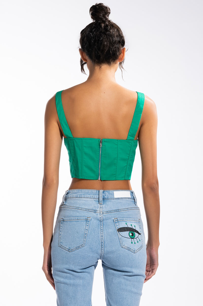 SUMMER FLING POPLIN CORSET