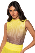 SUNSET OMBRE MESH BODYSUIT