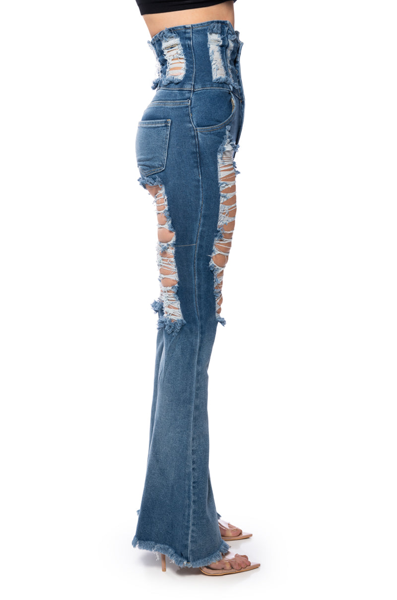 TAKE ME OUT UNDER BUST DENIM JEAN