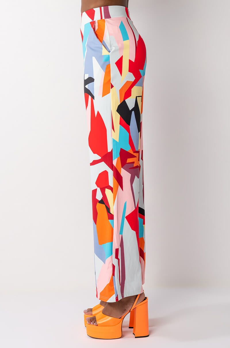 TAKIN IT EASY HIGH WAIST PALAZZO PANT