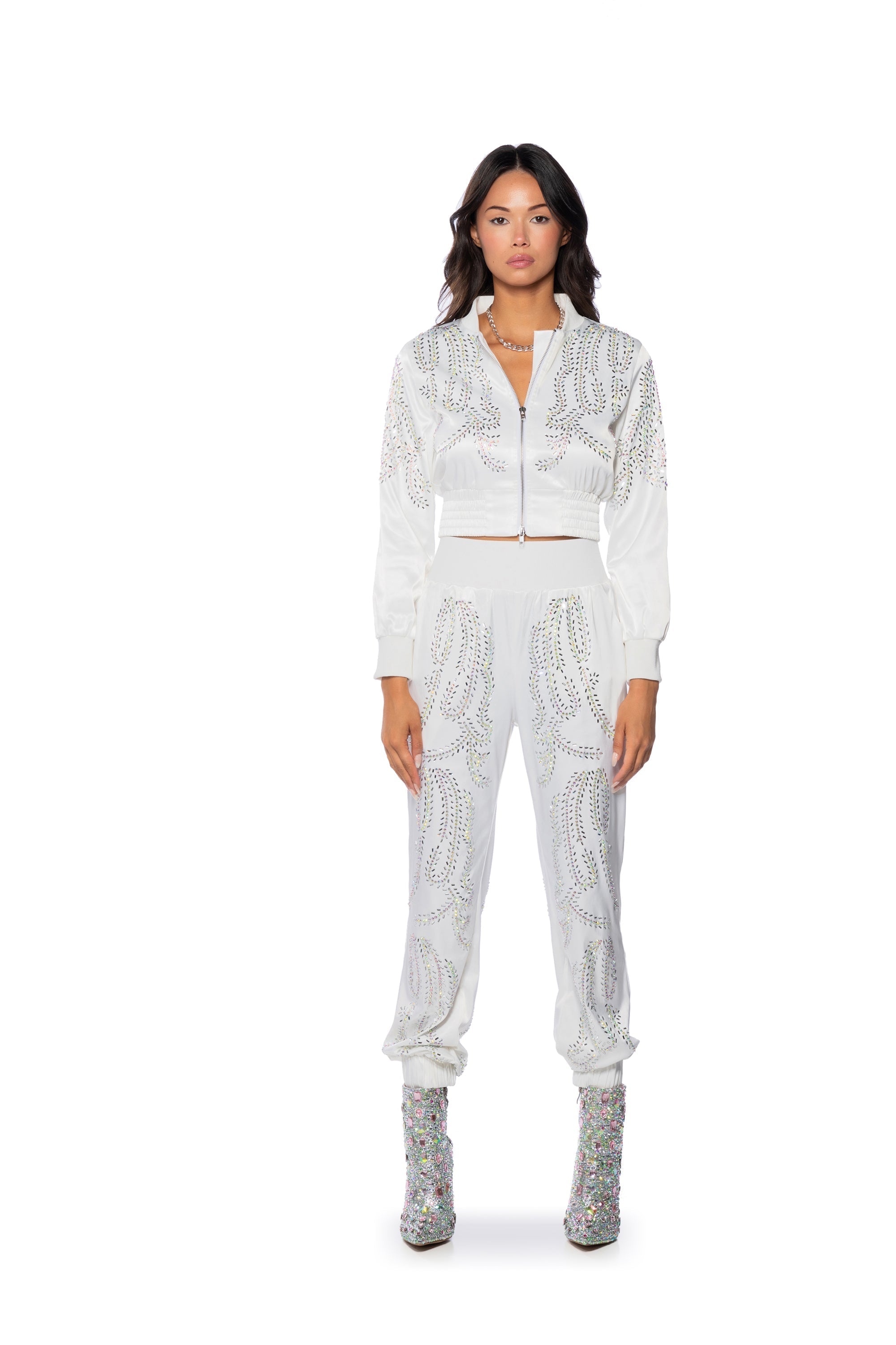 TALK FAST EMBELLISHED JOGGER
